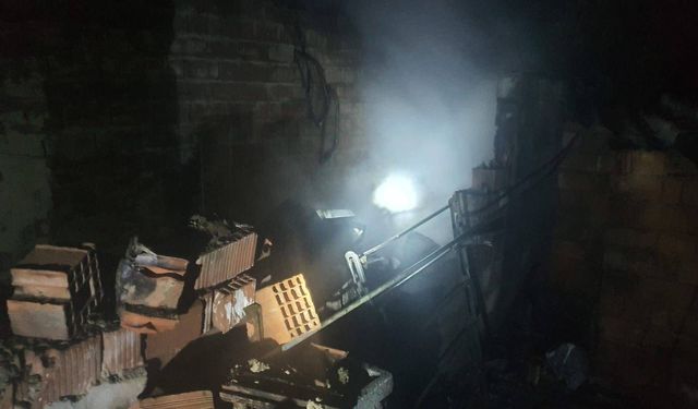 Söğüt'te ev yangını