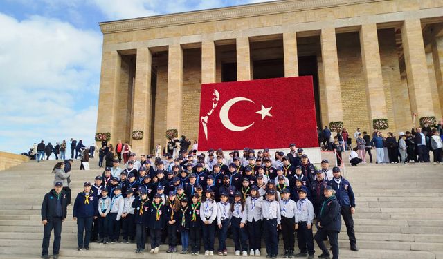 Tepebaşı’nın İzcileri Ankara’da Kampa Katıldı