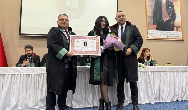 Eskişehir’de Yılın İlk Yemin Etme Cübbe Giyme Töreni