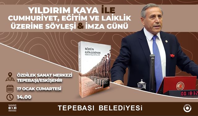 Yıldırım Kaya Okuyucularıyla Buluşacak
