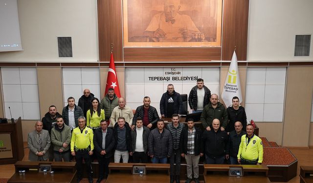 Tepebaşı’nda Güvenli Sürüş Ve Yaya Önceliği Eğitimi Verildi