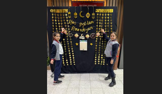 Miniklerin okulda Ramazan hazırlığı