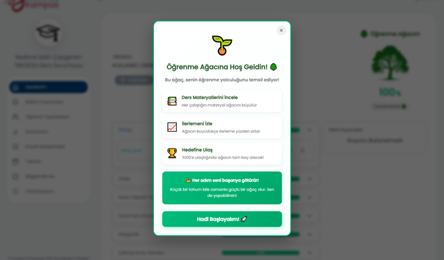 Öğrenme Ağacım Anadolum eKampüs’te