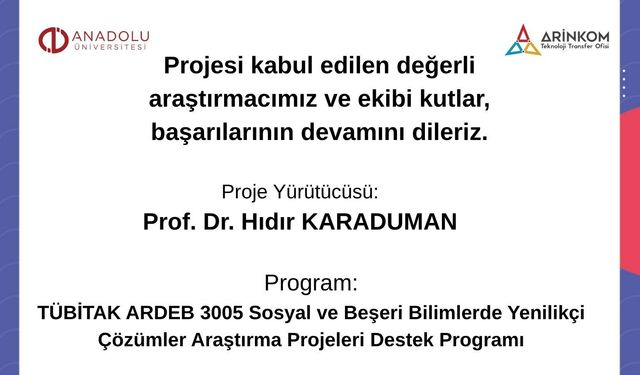 Yapay Zekâ Destekli Yaşam Tarihi Projesine TÜBİTAK Desteği