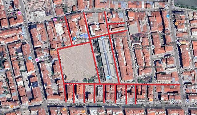 Bazı Sokaklar Geçici Olarak Trafiğe Kapatılacak