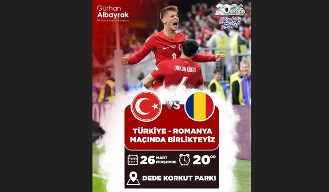 Eskişehir'de Millî Maç Keyfi Dede Korkut Parkı'nda Yaşanacak