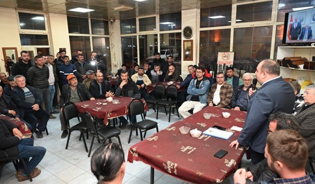 Başkan Hamamcı mahalle ziyaretlerine devam ediyor