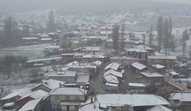 Mihalıcçık beyaza büründü