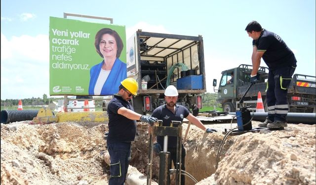 Yaşar Kemal Caddesi’ne 2.8 Kilometrelik İçme Suyu Hattı