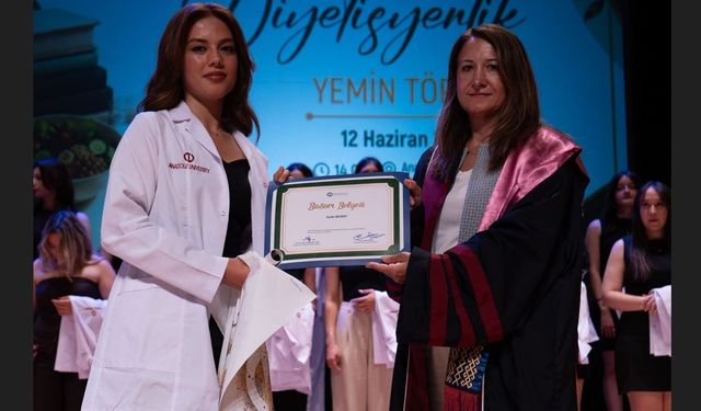 Beslenme ve Diyetetik Bölümü ilk mezunlarını verdi