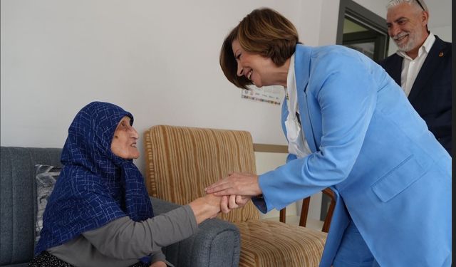 Başkan Ayşe Ünlüce’den 93 Yaşındaki Fadime Teyzeye Anlamlı Ziyaret