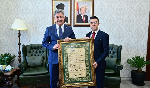 Ülkü Ocakları Başkanından Vali Yılmaz'a Ziyaret
