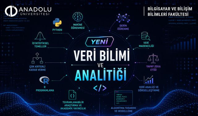 Anadolu Üniversitesi geleceğin “Veri Bilimci"lerini yetiştirecek