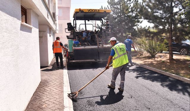 Ertuğrulgazi’de Asfalt Serimi Sürüyor