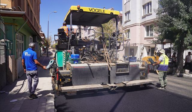 İstiklal Caddesi’nde Asfalt Çalışması