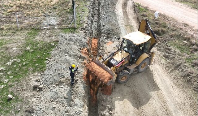 Eğriöz’de İçme Ve Kullanma Suyu İletim Hatları Tamamlandı