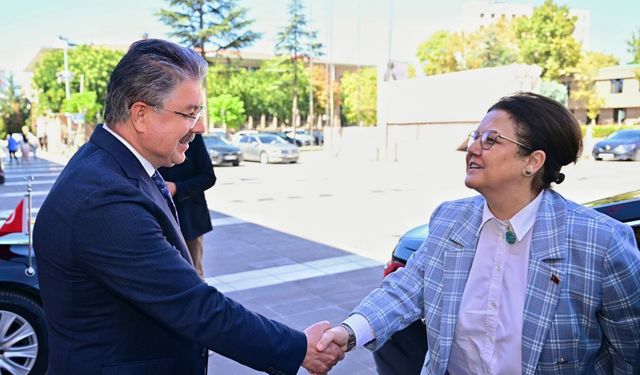 Eski Aile ve Sosyal Hizmetler Bakanı Yanık'tan Vali Yılmaz'a Ziyaret