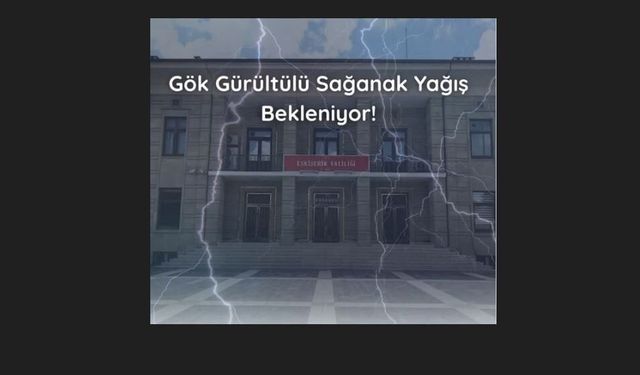 Eskişehir'de Sel Uyarısı