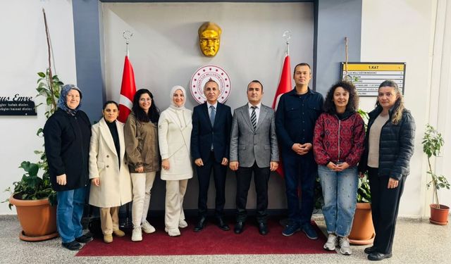 Özel Ve Basın-Halkla İlişkiler Bürosu Personelinden 'Hayırlı Olsun' Ziyareti