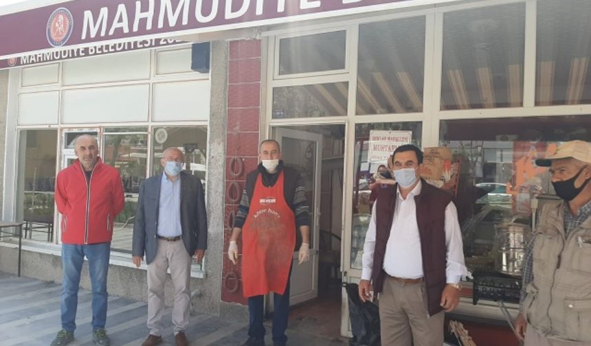 Mahmudiye'den maske talebine destek