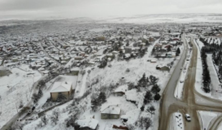 Eskişehir yeniden bembeyaz