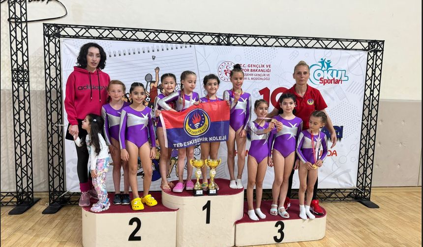 TED Eskişehir Koleji'nin Cimnastik Başarısı