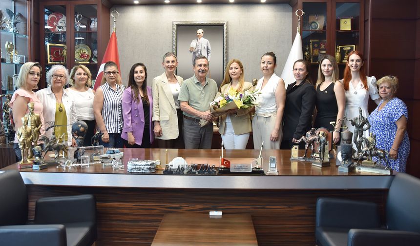 CHP İl Kadın Kollarından Başkan Ataç’a Ziyaret