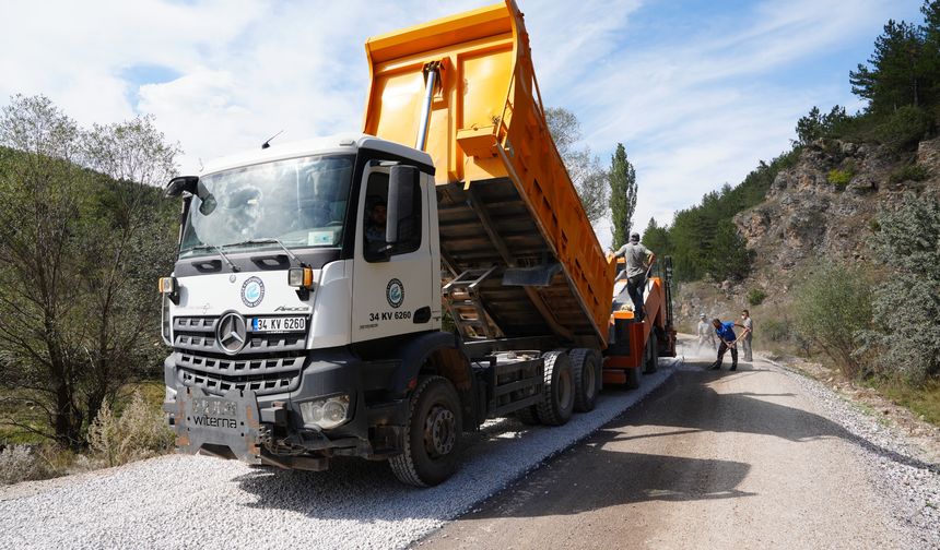 Büyükşehir’den Han Yolunda Yoğun Çalışma