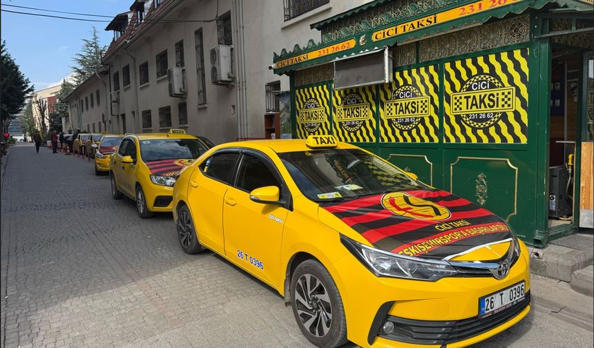 Taksicilerden Eskişehirspor'a destek