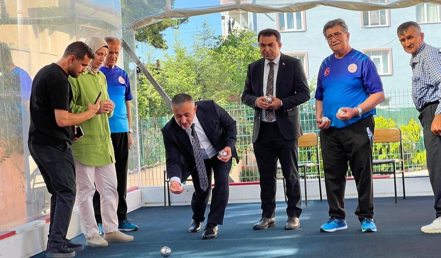 Bilecik'te yaşlıların bocce merakı