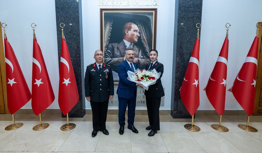 İl Jandarma Komutanı Demir'den Vali Aksoy'a Ziyaret