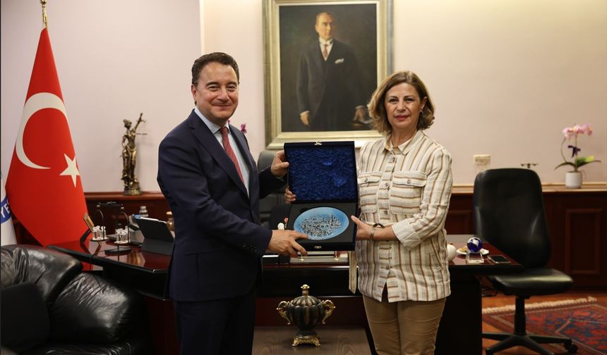 Babacan’dan Başkan Ünlüce’ye Ziyaret