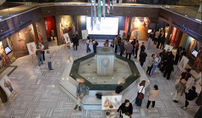 Eskişehir Hamam Müzesi’nde “Resimlerle Hamam Kültürü”