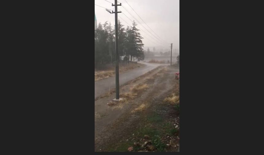 Seyitgazi'de yağmur sevinci