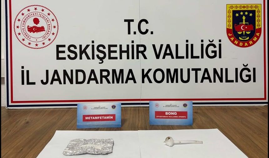 İstanbul'dan Eskişehir'e getirilen 11 gram metamfetamin ele geçirildi