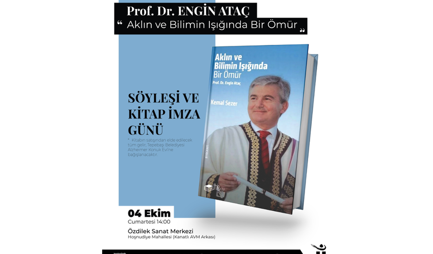 Engin Ataç Kitapseverlerle Buluşacak