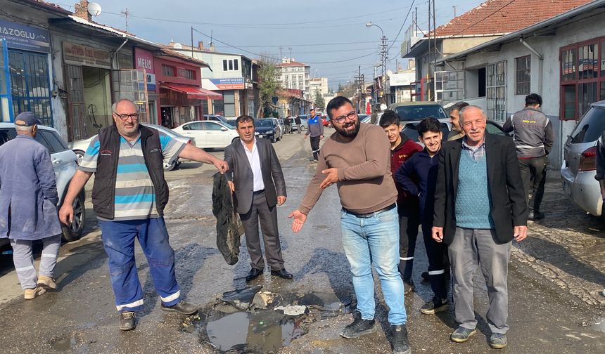 "Onarılmayan çukurlar mağduriyet oluşturuyor"