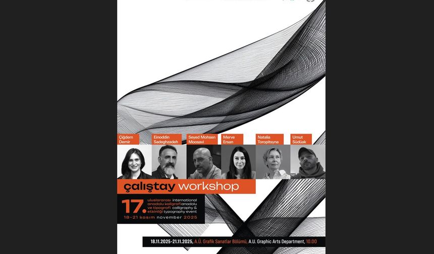 17. Uluslararası Anadolu Kaligrafi ve Tipografi Etkinliği başlıyor