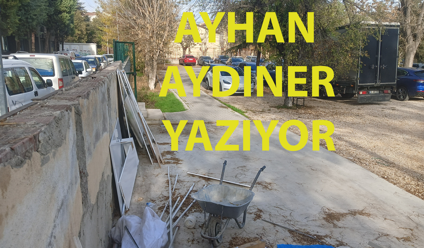 Haberes Yazdı Özel Hastane Lise Bahçesine Yaptığı Kaçak Depoyu Yıktı