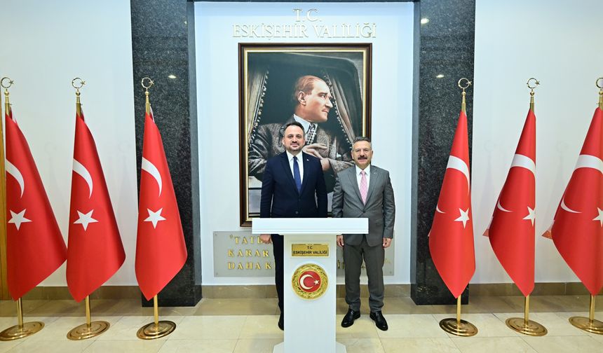 Gençlik ve Spor Bakan Yardımcısı Eminoğlu'dan Vali Aksoy'a ziyaret