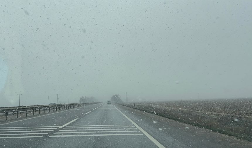 Tipi ve sis sürücülere zor anlar yaşattı