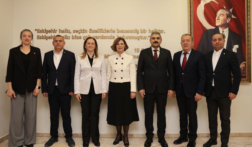 DİSK Heyetinden Başkan Ünlüce’ye Ziyaret