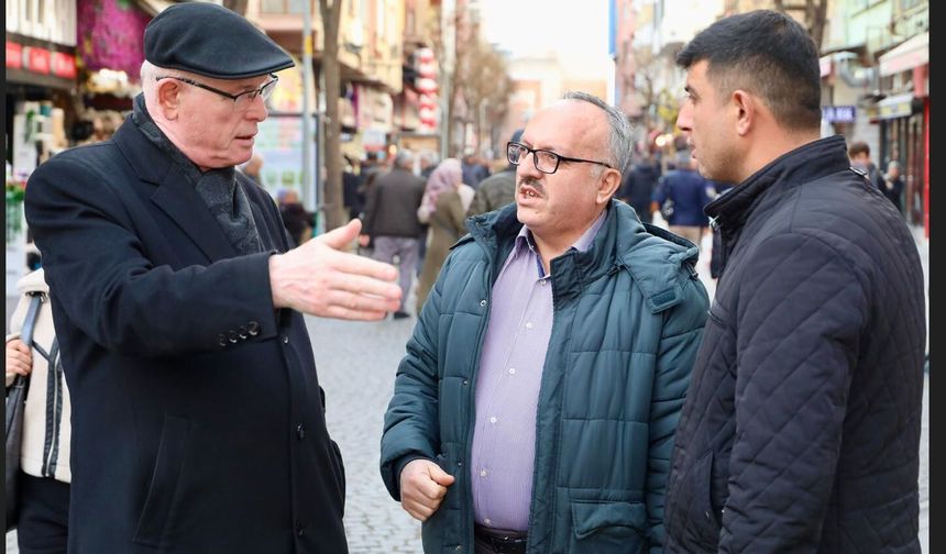 Başkan Kurt’tan Asarcıklı Caddesi’nde Esnaf Ziyareti