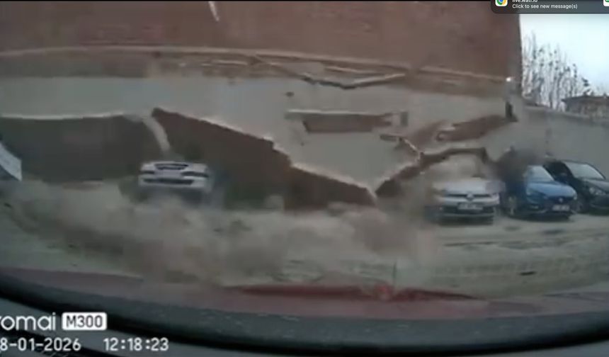 Otoparkta yaşanan facianın görüntüleri ortaya çıktı