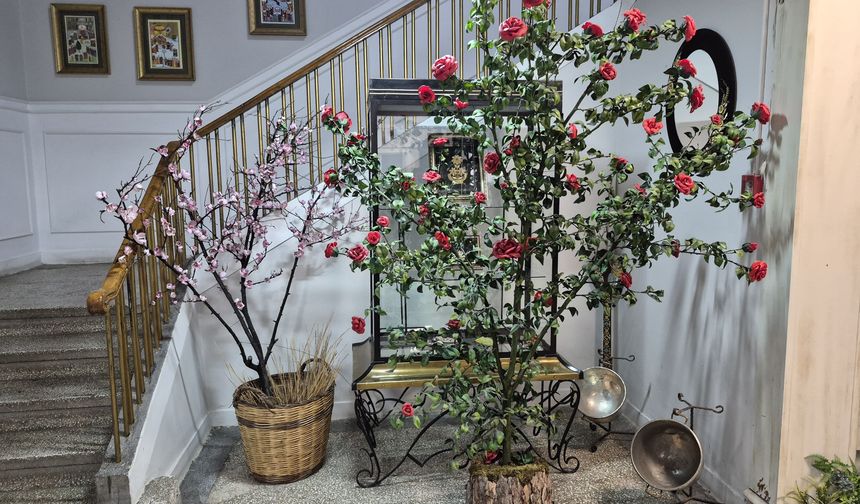 Eskişehir Olgunlaşma Enstitüsünde atık şişeler gül oldu