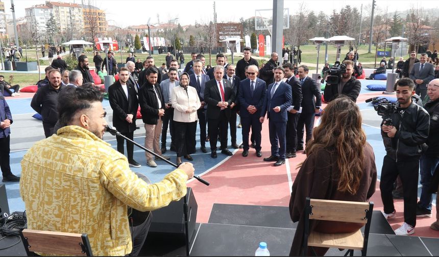 Recep Tayyip Erdoğan Millet Bahçesi'ni İncelediler