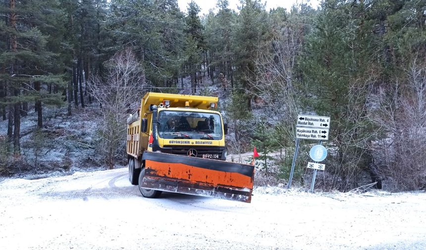 Mihalıççık’ta Kışa Karşı Güçlü Önlem