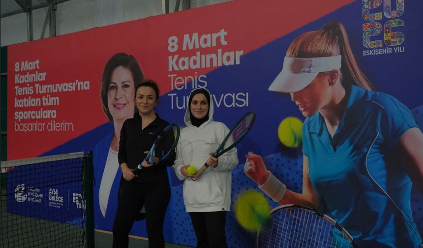 8 Mart’a Özel Tenis Turnuvası Büyük Bir Heyecanla Başladı