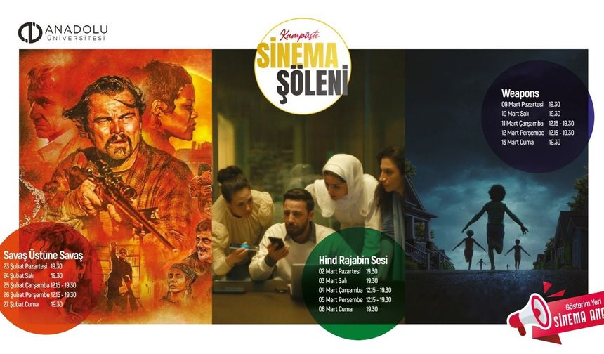 “Kampüste Sinema Şöleni” üç yeni filmle devam ediyor