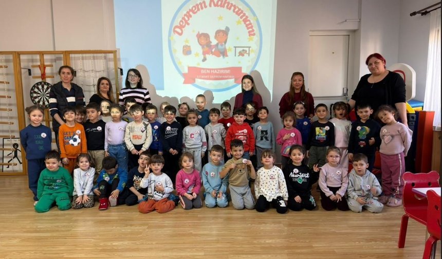 Minikler Depreme Karşı Bilinçleniyor